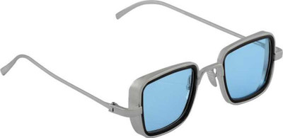 SKYZA INDIA Retro Square Sunglasses(For Men & Women, Blue)