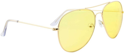 Redleaf Aviator Sunglasses(For Men, Yellow)