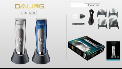 DALING DL-1220 Professional Rechargeable and Cordless Hair Clipper Trimmer 45 min  Runtime 5 Length Settings(Multicolor)