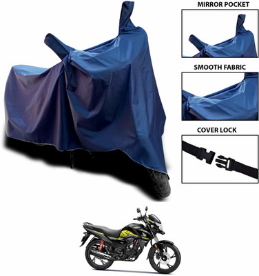 KEDIT Two Wheeler Cover for Honda(SP125, Blue)
