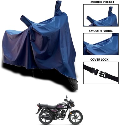 KEDIT Two Wheeler Cover for Universal For Bike(Dream Neo, Blue)