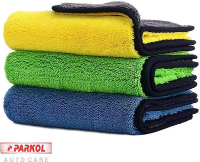 PARKOL Microfiber Cleaning Cloth (3 Units) 40X40 cm Combo