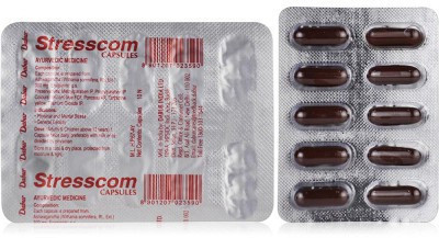 Dabur Stresscom Capsules (10caps) 1 Piece(10 Capsules)