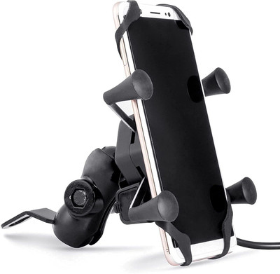 RHONNIUM Bike Mobile Holder(Black)