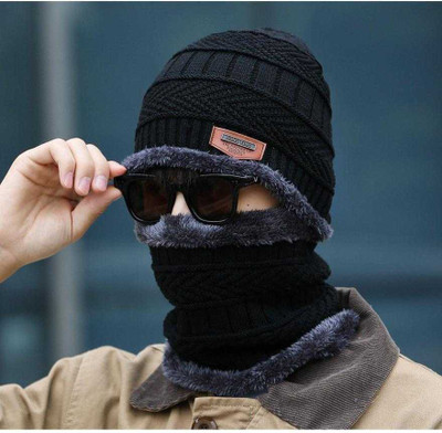 HUSB Solid Beanie Cap