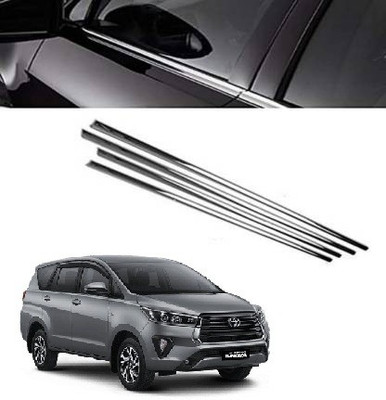 jagankirpa Chrome Lower Window Garnish Trims for Innova Crysta Chrome Toyota Innova Crysta Side Garnish