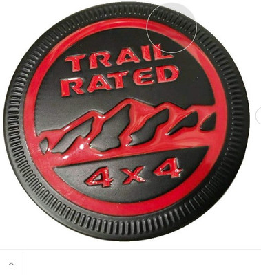 Cloudsale Emblem for Car(Black, Red)