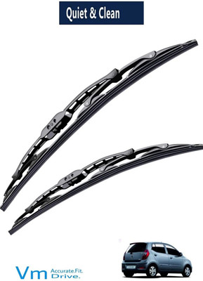 VM Carparts Metal Wiper Blade Windshield Wiper(50 cm, Passenger And Driver Side Wipers)