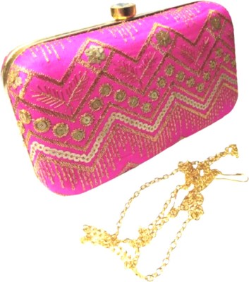 RAPID COSTORE Casual, Formal, Party, Sports Pink  Clutch