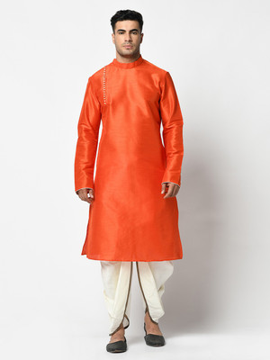 DEYANN Men Kurta Dhoti Set