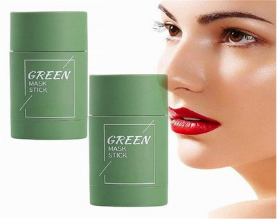 MYEONG NEW Green Tea Mask Stick for Face Purifying Blackhead Removal Anti-Acne Oil Control for All Skin Types(80 g)