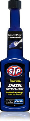 STP DIESEL INJECTOR CLEANER : Unclog dirty injectors with just one treatment. (HELPS : Restore Performance - Reduce Emissions - Save Fuel) - Pack of 1 Fuel Injector Cleaner(200 ml)