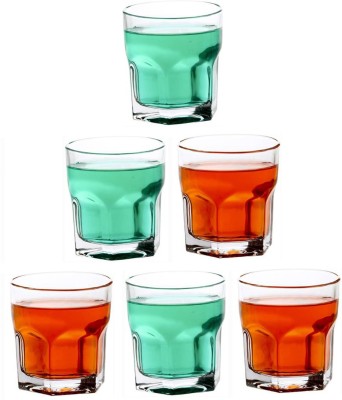 AFAST (Pack of 6) E_GGlass- AC6 Glass Set Water/Juice Glass(250 ml, Glass, Clear)