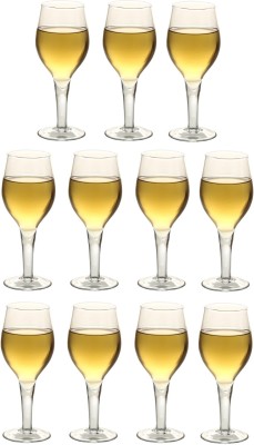 Somil (Pack of 11) Multipurpose Drinking Glass -B1110 Glass Set Wine Glass(250 ml, Glass, Clear)