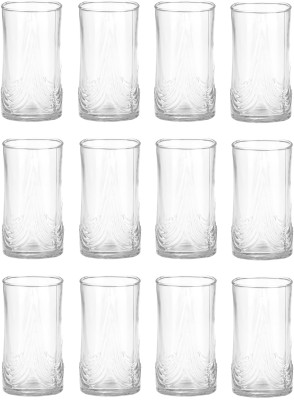 Somil (Pack of 12) Multipurpose Drinking Glass -B919 Glass Set Water/Juice Glass(300 ml, Glass, Clear)