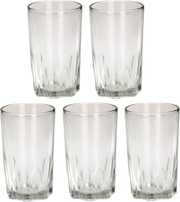 AFAST (Pack of 5) E_GGlass- H5 Glass Set Water/Juice Glass(200 ml, Glass, Clear)