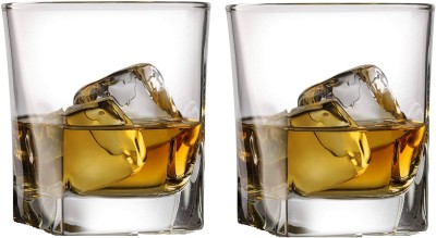 1st Time (Pack of 2) Transparent Clear Water Glass, Set Of 2, 180 ML - AA83 Glass Set Wine Glass(180 ml, Glass, Clear, White)