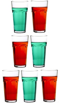 Somil (Pack of 7) Multipurpose Drinking Glass -B612 Glass Set Water/Juice Glass(300 ml, Glass, Clear)