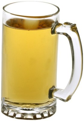 1st Time (Pack of 2) F1 Glass Set Beer Mug(500 ml, Glass, Clear)