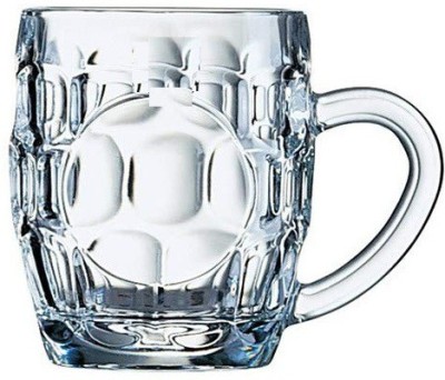 AFAST E_FNBear-B1 Glass Beer Mug(550 ml, Glass, Clear)