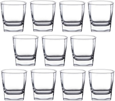 Somil (Pack of 11) Multipurpose Drinking Glass -B593 Glass Set Water/Juice Glass(180 ml, Glass, Clear)