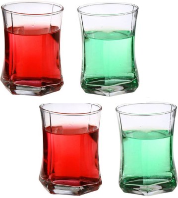 AFAST (Pack of 4) E_GGlass- AL4 Glass Set Water/Juice Glass(250 ml, Glass, Clear)