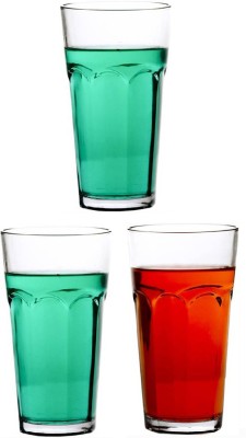 AFAST (Pack of 3) E_GGlass- AB3 Glass Set Water/Juice Glass(250 ml, Glass, Clear)