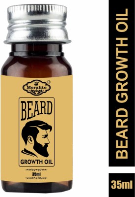 Meralite Beard Hair Growth Oil (Blend of 10 Natural Oils) Hair Oil(35 ml)