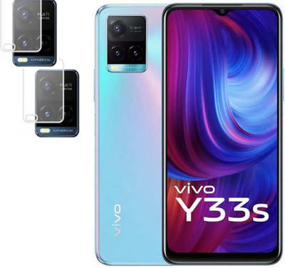 16SM Back Camera Lens Glass Protector for Vivo Y33s(Pack of: 2)