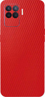 BugguSkin OPPO F19 Pro Mobile Skin(Ultra Super Red Carbon Fiber Skin With High Matte Finish., Mobile Skin (Back+Side+Camera))