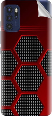 Snooky Motorola Moto G60S Mobile Skin(Red, Black)