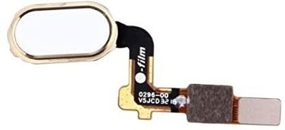 Shinzo Fingerprint Scanner Home Touch Sensor Flex Cable Compatible for F1S (A59) White - Home Button