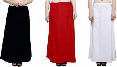 LAXMI women petticoat (pack of 3) xxl red,white and black Pure Cotton Petticoat(XXL)