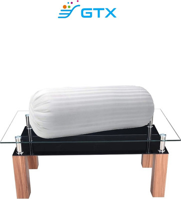 GTX Microfibre Stripes Bolster Pack of 1(White)