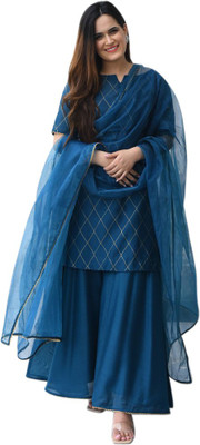Royal Export Women Kurta and Sharara Set