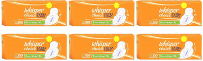 Whisper Combo of Choice XL Sanitary Pads for Women Sanitary Pad