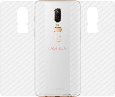 Fasheen Back Screen Guard for OnePlus 6(Pack of 2)