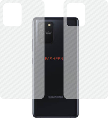 Fasheen Back Screen Guard for SAMSNG S10 LITE(Pack of 2)