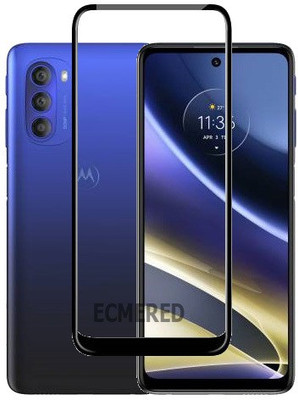 ECMERED Edge To Edge Tempered Glass for Motorola G51 5G, Moto G51, Motorola moto G51 5G(Pack of 1)