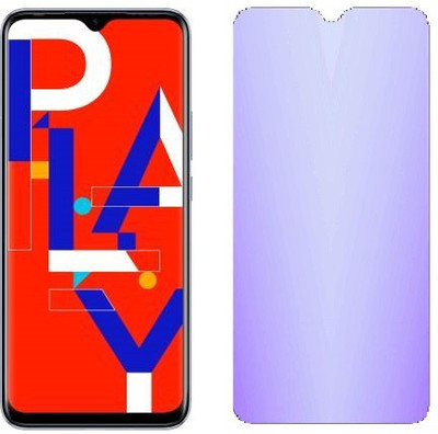 HOBBYTRONICS Tempered Glass Guard for Tecno Spark 6 Air, Tecno Spark Power 2, Tecno Power 2 Air Antiblue(Pack of 1)