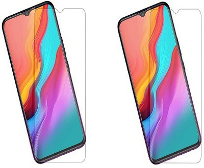 NIMMIKA ENTERPRISES Tempered Glass Guard for infinix smart 6 tempered glass(Pack of 2)
