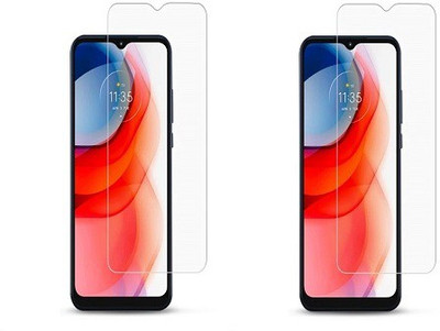 NIMMIKA ENTERPRISES Tempered Glass Guard for motorola moto g play 2021 tempered glass(Pack of 2)