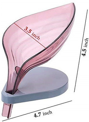 ActrovaX Leaf Shape Double Layer Soap Holder(Multicolor)