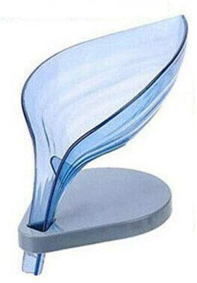 ActrovaX Leaf Shape Double Layer Soap Dish Case Holder(Multicolor)