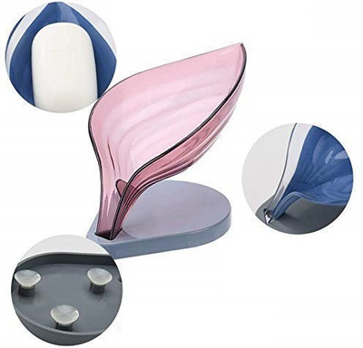 ActrovaX Leaf Shape Self Draining Soap Holder(Multicolor)