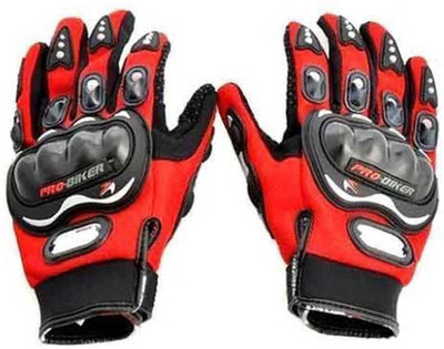 Probiker Full Riding/Driving/Cycling Sports Gloves/Riding Gear-AKZ2468 Riding Gloves(Red)