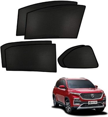 AuTO ADDiCT Side Window Sun Shade For MG Hector(Black)