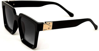 Heisenberg Retro Square Sunglasses(For Men, Black, Blue, Brown)
