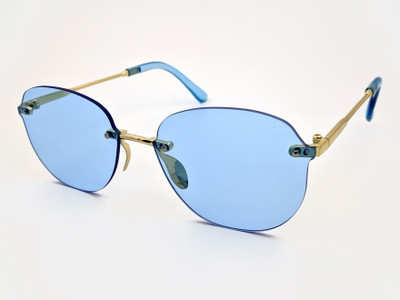STYLLER Oval Sunglasses(For Women, Blue)