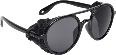 PEKUNIARY Over-sized Sunglasses(For Men & Women, Black)